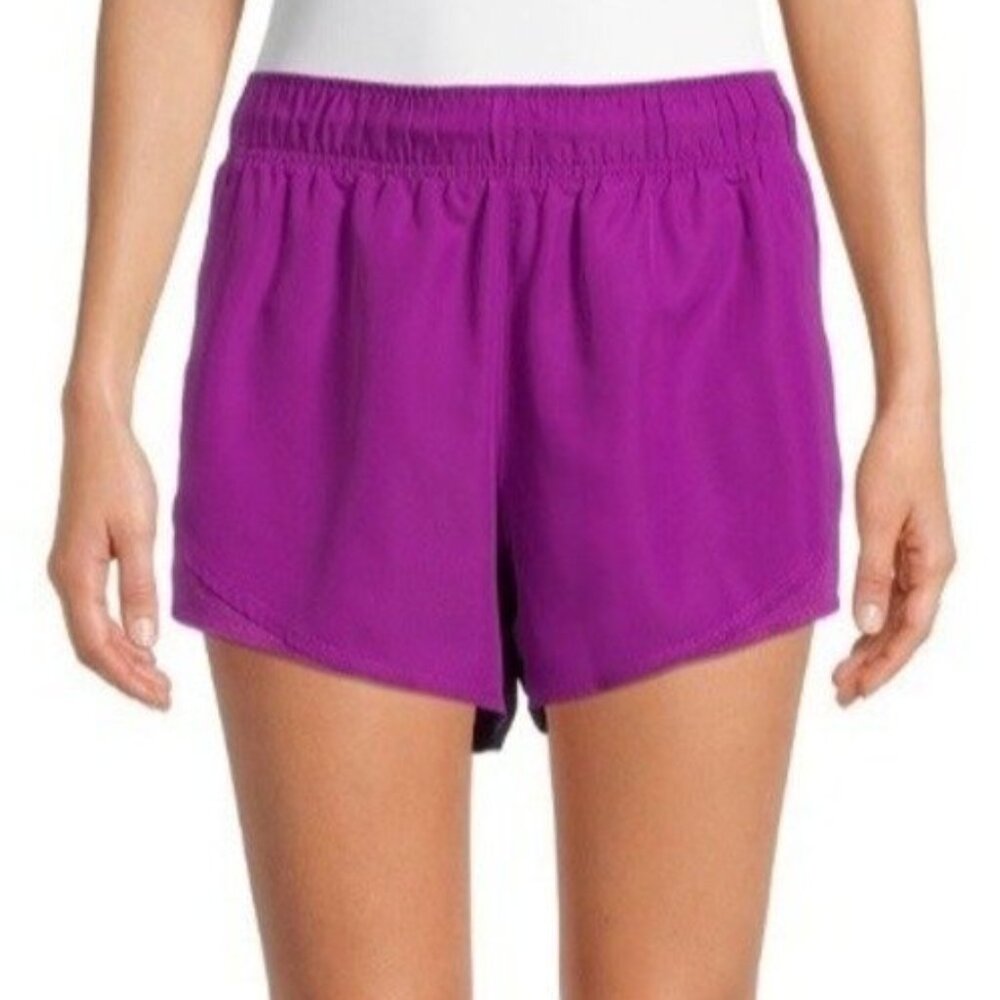 Athletic Works Core Running Shorts Brief Liner Stretch Bright Purple Size XXXL